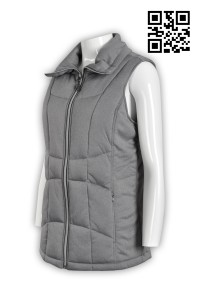 V140 Quilted Vest thicken vest coat  tailor made cotton vest coat design vest coat jackets supplier company down vest down vest jacket down vest with hood